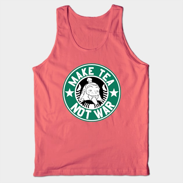 Uncle Iroh Avatar - Make Tea Not War Tank Top by ManulaCo